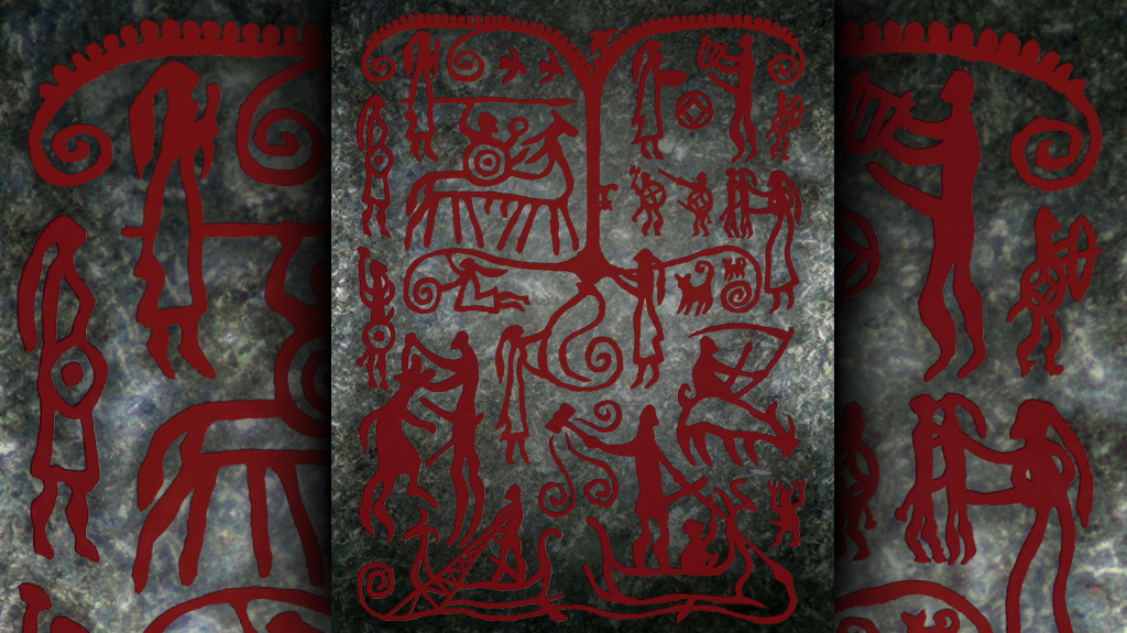 Bronze Age Rock Carving - by Ian Ibæk Møller©