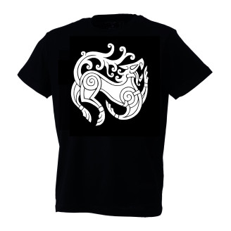 Fenris Wolf T-shirt (black)