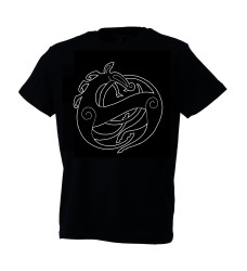 Black Urnes style t-shirt