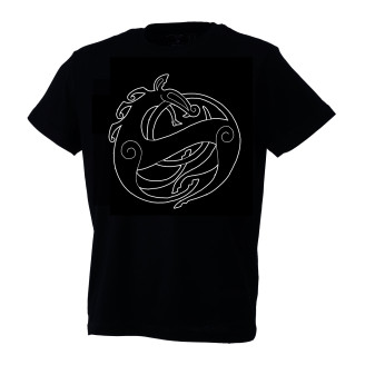 Black Urnes style t-shirt
