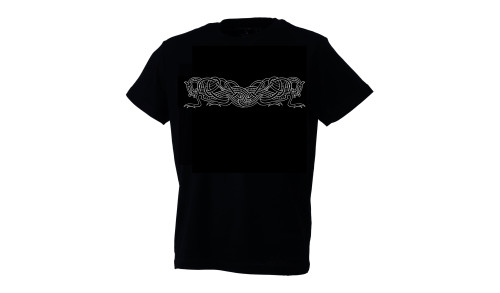 Urnes /ringerike style t-shirt - Created by Ian Ibæk Møller ©