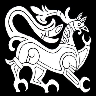 Jelling vikingemønster stil